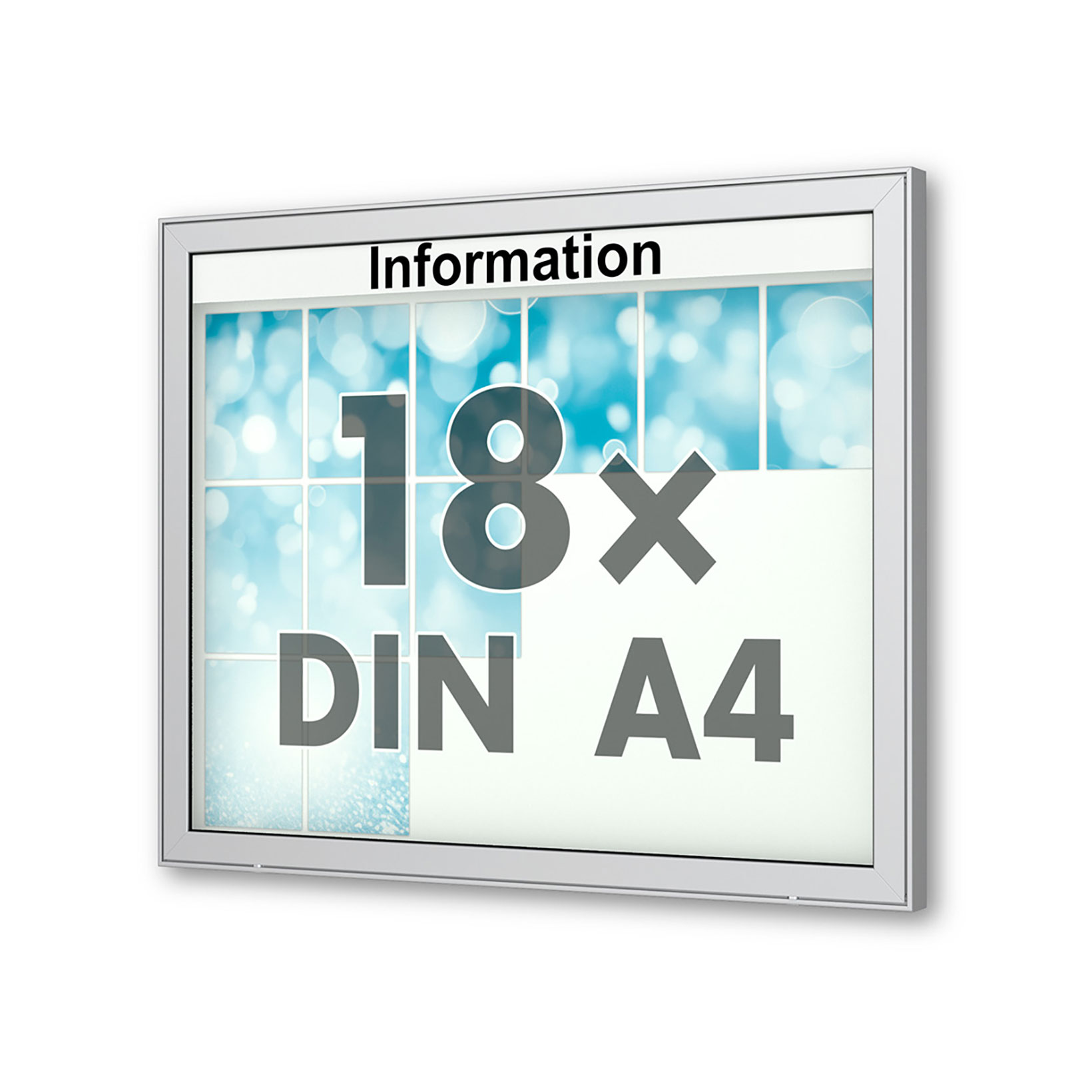PLANUS 65 E Schaukasten - 18 x DIN A4