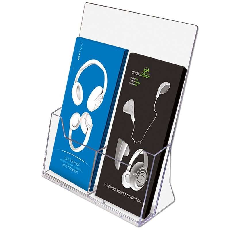 Acryl-Tisch-Prospekthalter - M65 - Maxi-Set